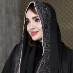 شال حاشیه مرواریدی - مانتو پاتریس رشت