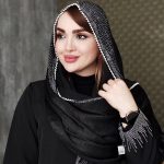 شال حاشیه مرواریدی - مانتو پاتریس رشت