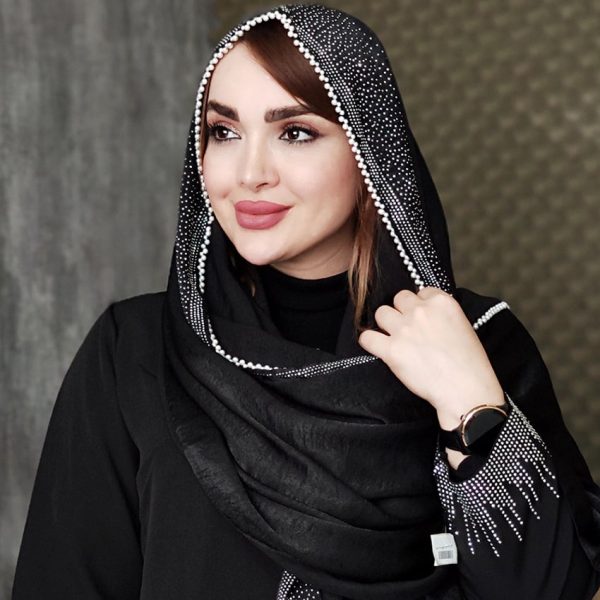 شال حاشیه مرواریدی - مانتو پاتریس رشت