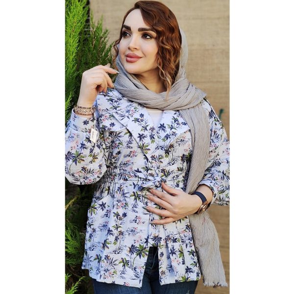 مانتو لینن کمرکش - مانتو پاتریس رشت