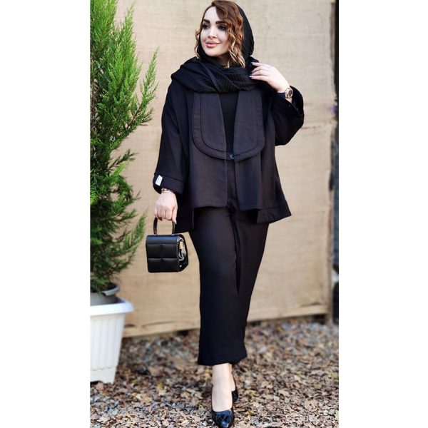 ست مانتو شلوار مغزی دوزی