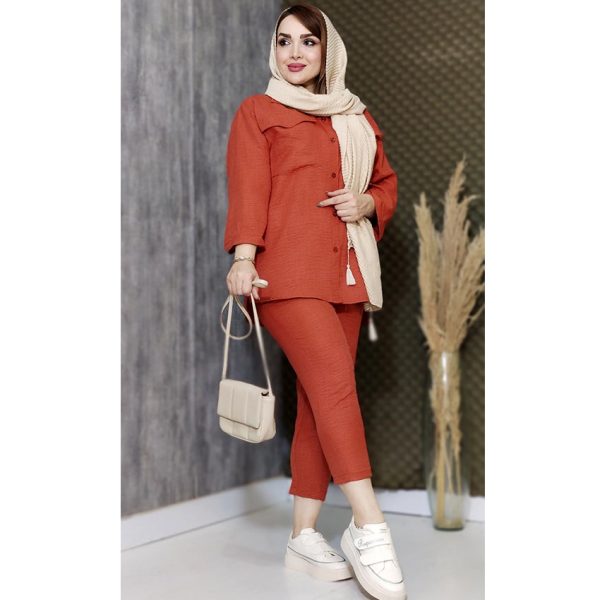 ست مانتو شلوار لینن - مانتو پاتریس رشت