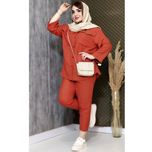 ست مانتو شلوار لینن - مانتو پاتریس رشت