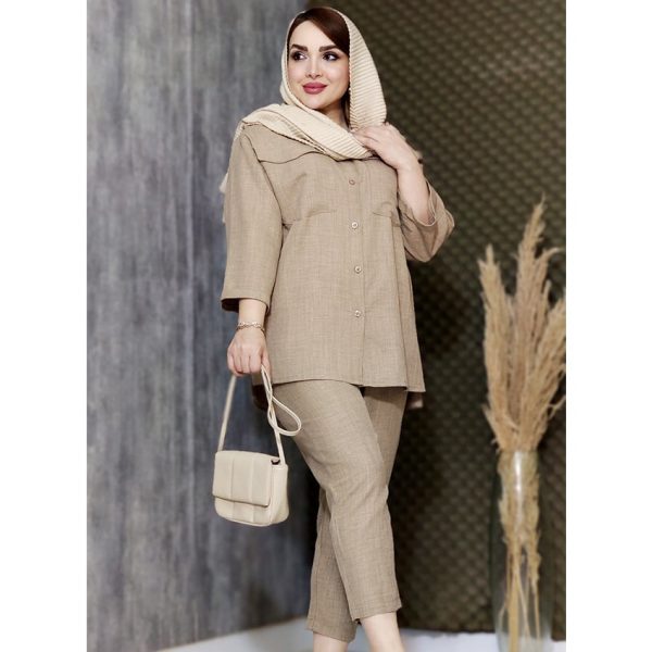 ست مانتو شلوار لینن - مانتو پاتریس رشت