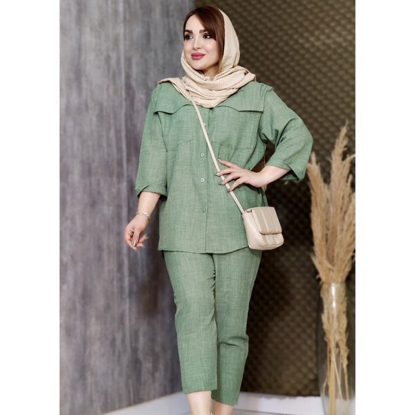 ست مانتو شلوار لینن - مانتو پاتریس رشت