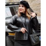 کت کراپ چرم - مانتو پاتریس رشت