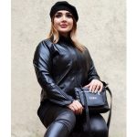 کت کراپ چرم - مانتو پاتریس رشت