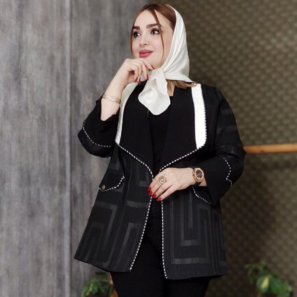 23000140-02-min مانتو کتی ژاکارد - مانتو پاتریس رشت