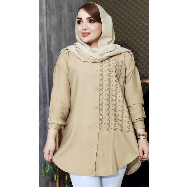 مانتو زیگ زاگ نگینی - مانتو پاتریس رشت