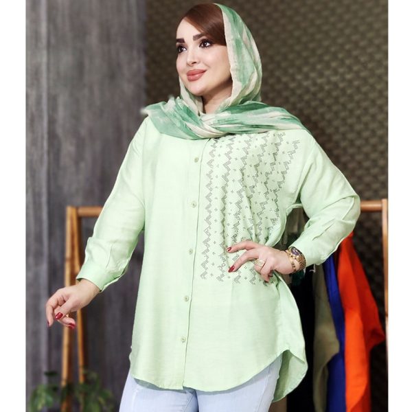 مانتو زیگ زاگ نگینی - مانتو پاتریس رشت