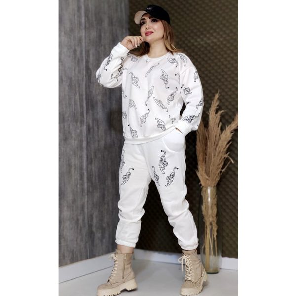 ست بلوز شلوار دورس ببر - مانتو پاتریس رشت