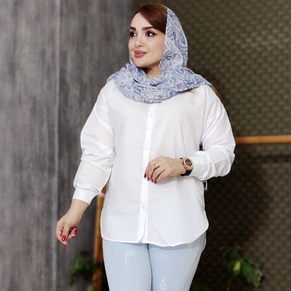 26800905-1-min شومیز سفید داکرون - مانتو پاتریس رشت