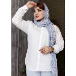 شومیز سفید داکرون - مانتو پاتریس رشت