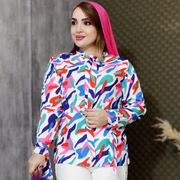 شومیز بوگاتی رنگی - مانتو پاتریس رشت