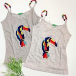 تاپ بند مهره ای طوطی - مانتو پاتریس رشت