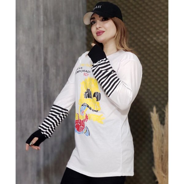 تونیک آستین راه راه - مانتو پاتریس رشت