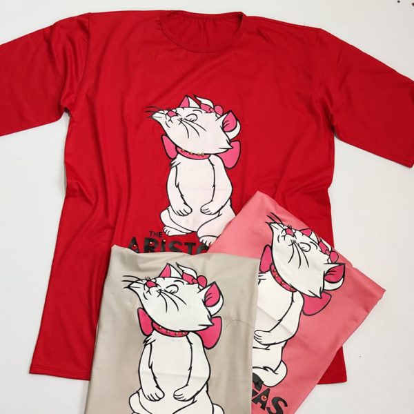 تیشرت لانگ گربه - مانتو پاتریس رشت