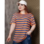 تیشرت لانگ راه راه - مانتو پاتریس رشت