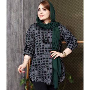 تونیک جلوبسته مربعی - مانتو پاتریس رشت
