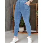 شلوار مام فیت دکمه ای - مانتو پاتریس رشت