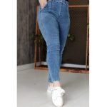 شلوار مام فیت دکمه ای - مانتو پاتریس رشت