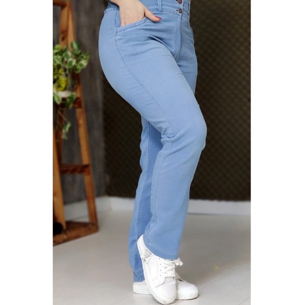 شلوار نیل راسته آبی روشن - مانتو پاتریس رشت