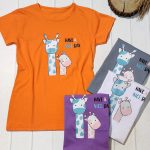 تیشرت نخ پنبه دو زرافه - مانتو پاتریس رشت