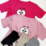 تیشرت کراپ لبخند نخ پنبه - مانتو پاتریس رشت