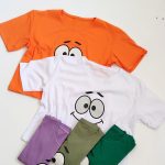 تیشرت کراپ لبخند نخ پنبه - مانتو پاتریس رشت