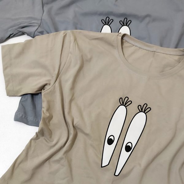 تیشرت کراپ آقای خرچنگ - مانتو پاتریس رشت