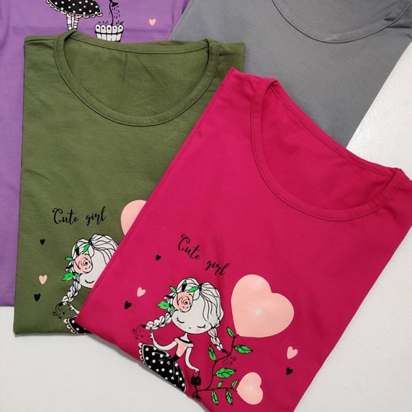 تیشرت چاپ کیوت کت - مانتو پاتریس رشت