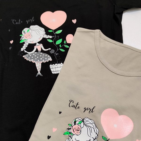 تیشرت چاپ کیوت کت - مانتو پاتریس رشت