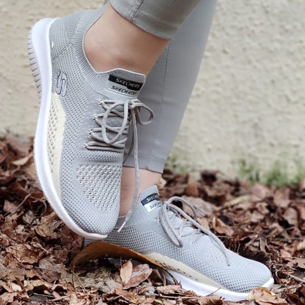 کتونی اسکیچرز طوسی زرد - مانتو پاتریس رشت