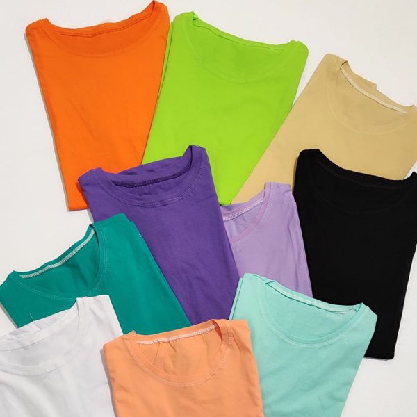 تیشرت نخ پنبه رنگی - مانتو پاتریس رشت