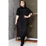 پیراهن ساتن پلیسه - مانتو پاتریس رشت