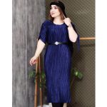 پیراهن ساتن پلیسه - مانتو پاتریس رشت