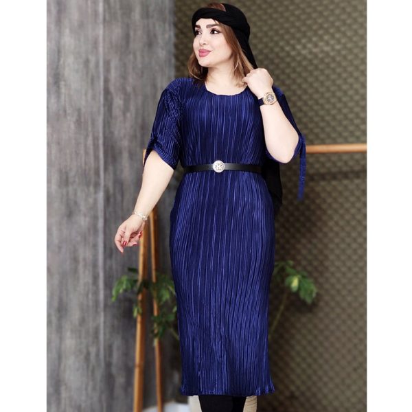 پیراهن ساتن پلیسه - مانتو پاتریس رشت