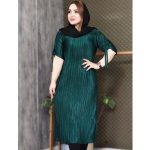 پیراهن ساتن پلیسه - مانتو پاتریس رشت