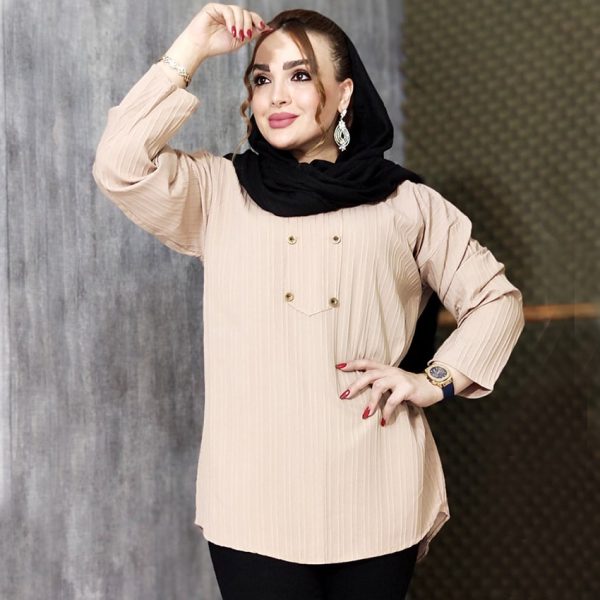 شومیز کراش جلوبسته - مانتو پاتریس رشت