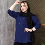 شومیز کراش جلوبسته - مانتو پاتریس رشت