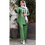 ست کرسپو چاپی منگوله دار - مانتو پاتریس رشت