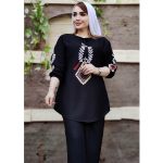 ست کرسپو چاپی منگوله دار - مانتو پاتریس رشت