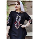 ست کرسپو چاپی منگوله دار - مانتو پاتریس رشت