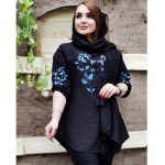 تونیک چاپ برگ آبی - مانتو پاتریس رشت