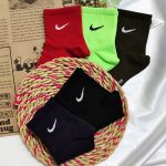 جوراب نایک رنگی نیم ساق