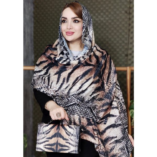 ست شال و کیف زنجیری - مانتو پاتریس رشت