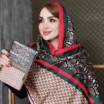 ست شال و کیف زنجیری - مانتو پاتریس رشت