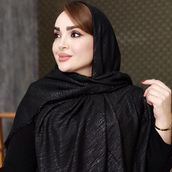 روسری لمه مشکی - مانتو پاتریس رشت