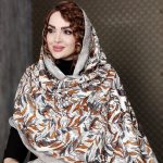 شال بهاره طرح برگ - مانتو پاتریس رشت