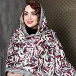 شال بهاره طرح برگ - مانتو پاتریس رشت